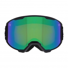 Red Bull Schneesport Brille Solo Spect, black, rose with green mirror